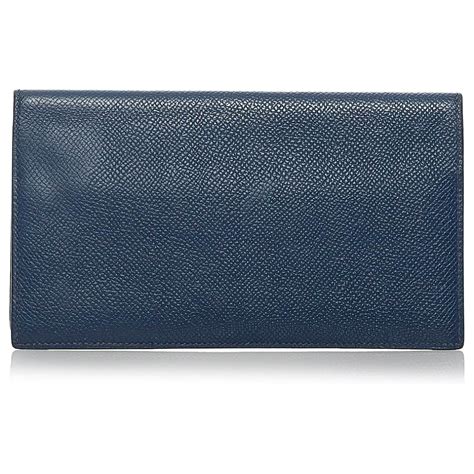 Mc2 leather small bag Hermès Blue in Leather 